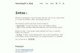Yesterday17'sBlog