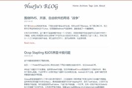 HuoJu'sBLOG